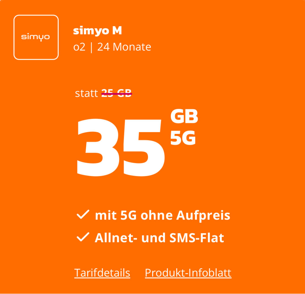 Simyo M Tarif